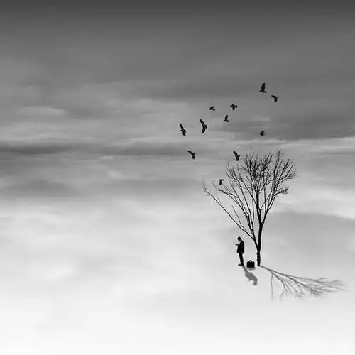 神秘而忧郁的孤独身影:souichi furusho 超现实风格摄影