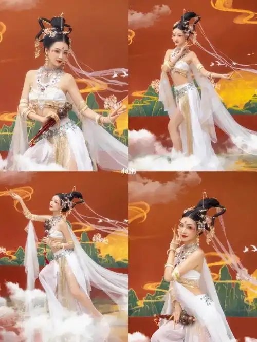 一梦入敦煌78是仙女就拍白色的敦煌飞天呀