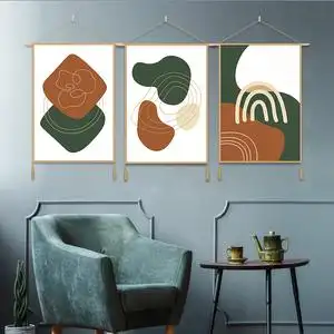 墙墙上装饰布艺