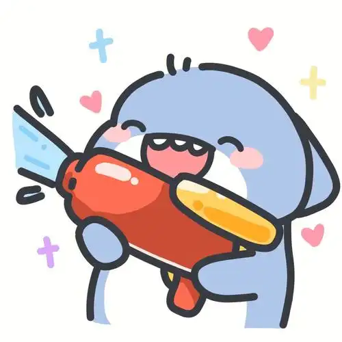 夏日小鲨鱼卡通头像