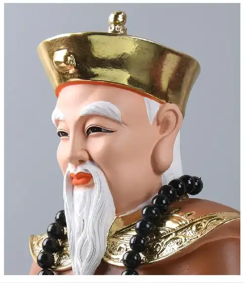 黄三太爷黄三太奶神像树脂彩绘摆件东北四大家族保家仙供奉家用 16寸