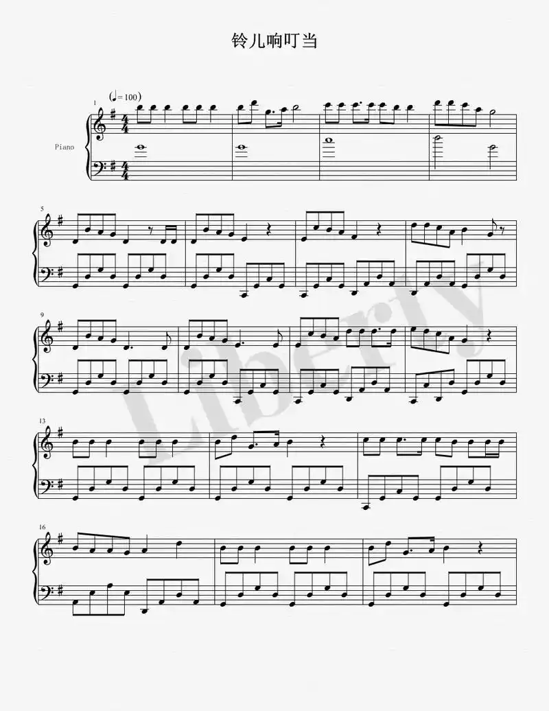 《铃儿响叮当》马上圣诞节啦!五线谱/简谱安排喽～ 交作业的时 - 抖音