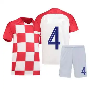 厂家批发克罗地亚主场10号球衣空板定制球衣足球服莫德里奇足球服