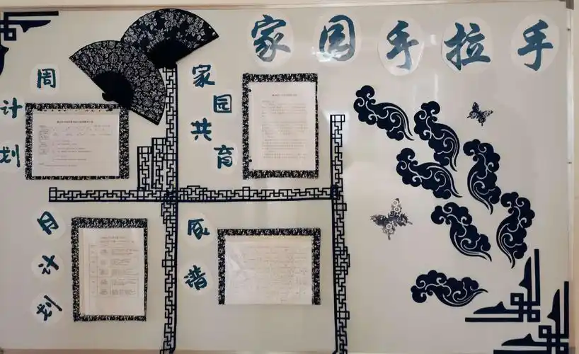 廊坊经济技术开发区第四幼儿园中国风环创展示