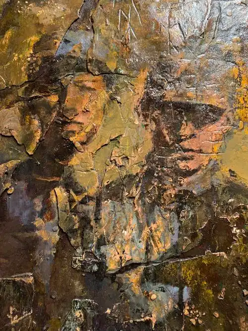 第十三届全国美展综合材料绘画2