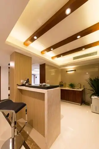 400平中式风格别墅装修吧台设计图