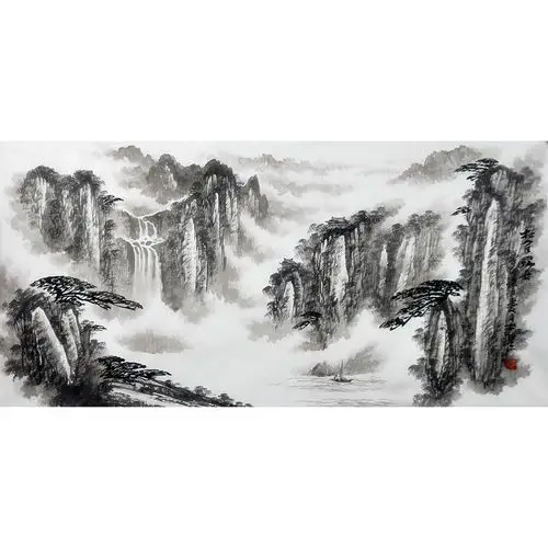 路易森林-a10551962 李爱平 松崖归舟