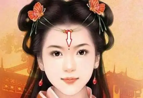 眉间双龙戏珠痣女人