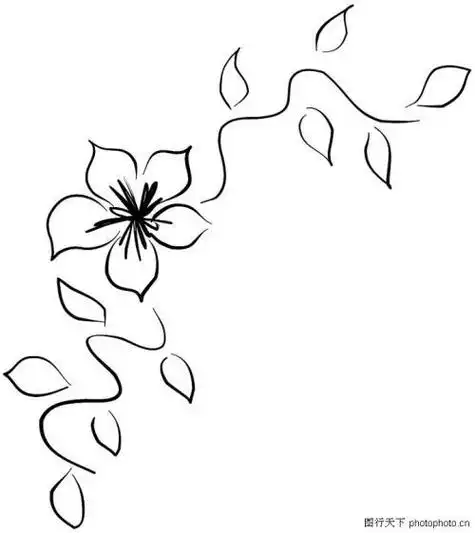 手抄报 手抄报花边手抄报装饰物简笔画花手抄报装饰物简笔画花黑板报