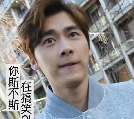 你斯不斯,在搞笑? - 还是我们的萌萌哒李易峰哦_李易峰_明星表情表情