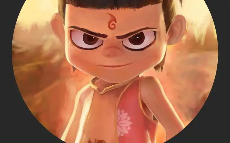 哪吒之魔童降世板绘哪吒