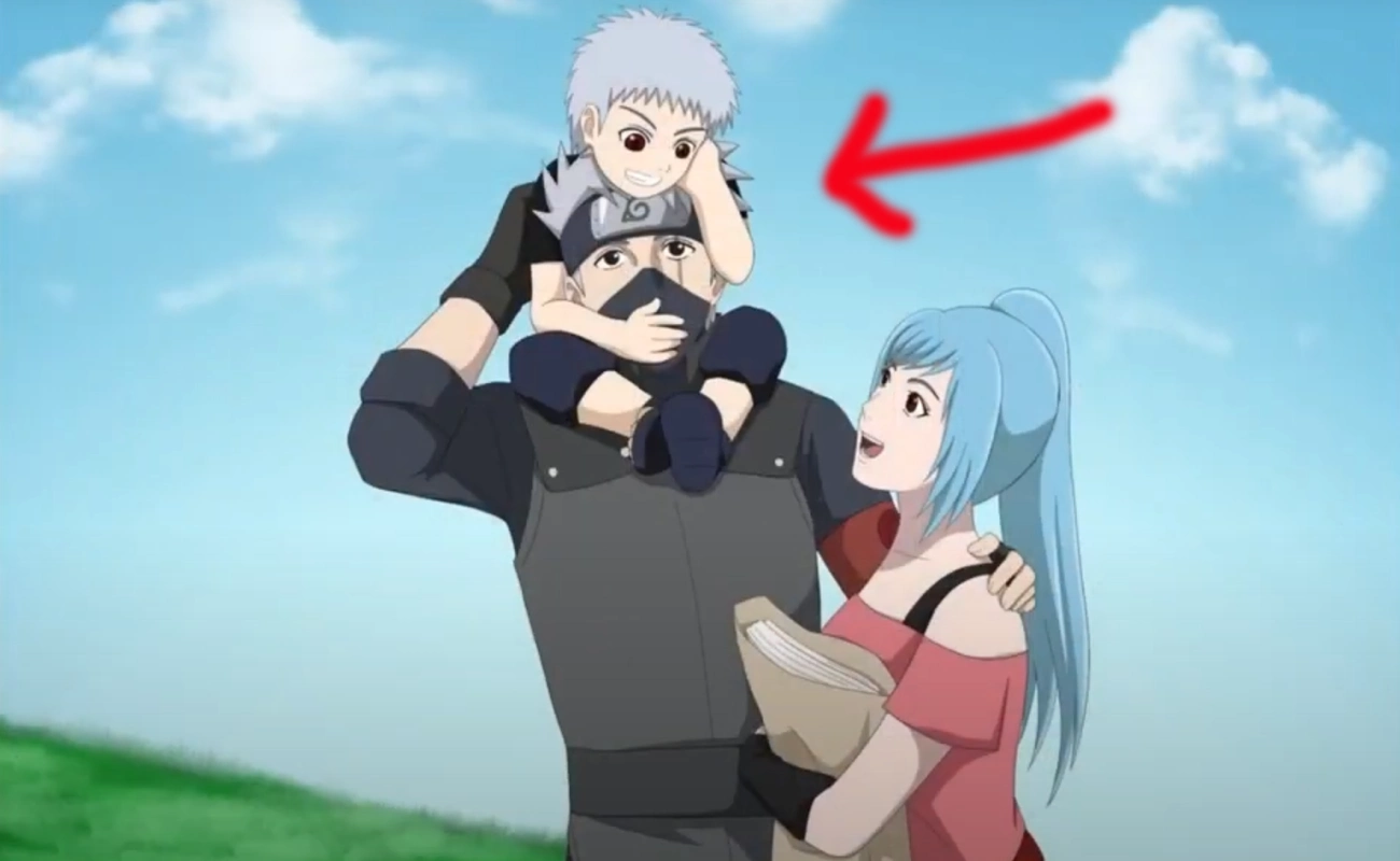 火影忍者:卡卡西有儿子了?还是一个长相酷似初音的女孩为他生的