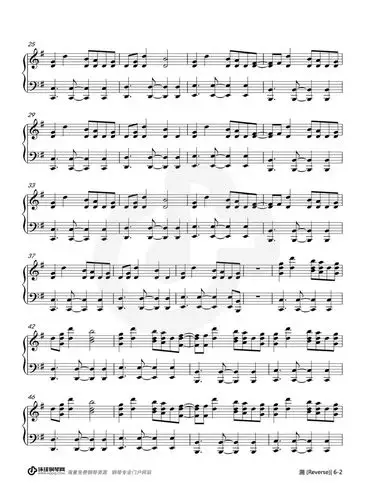 溯(reverse)-马吟吟钢琴谱-马吟吟溯 (reverse)钢琴谱-环球钢琴网