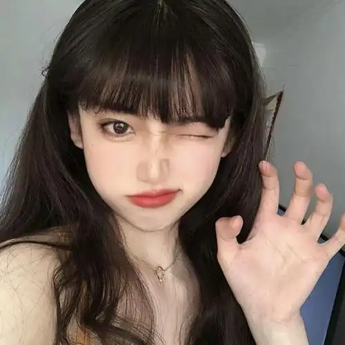 可爱美女自拍头像