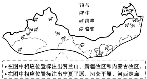 界线l 还是我国地势第一,二级 西北地区 一,自然特征 1.