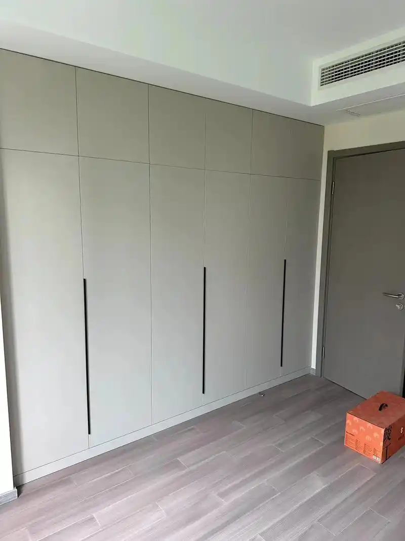 pet肤感柜门安装完成.#柜门 #室内门 #千年舟领跑enf - 抖音