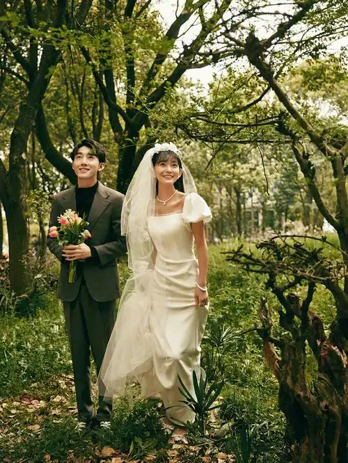 唯美森系婚纱照00高人气婚纱照风格推荐