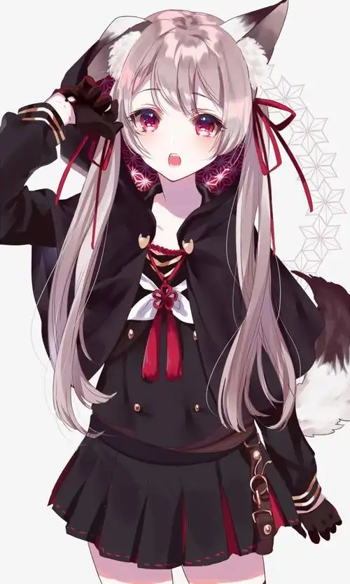 二次元动漫图片:11p简约风美少女萝莉控图集