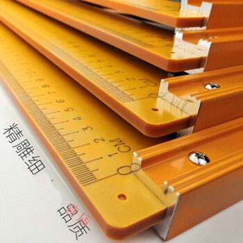 大号高精度加厚90度直角靠尺拐尺方尺装修裁板木工工具 尺6毫米-55*35