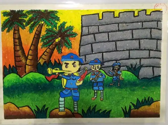 英雄_琼海市纪念中国人民解放军建军90周年暨椰子寨战斗90周年儿童