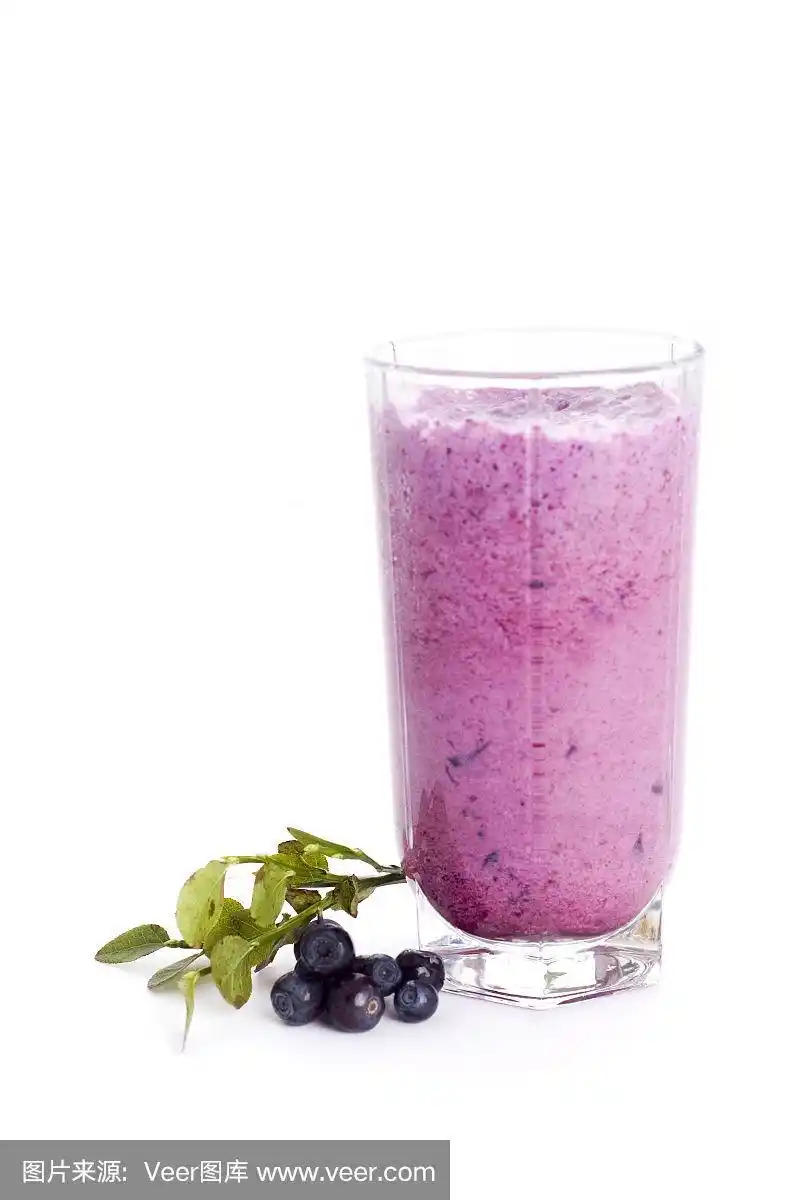 蓝莓冰沙