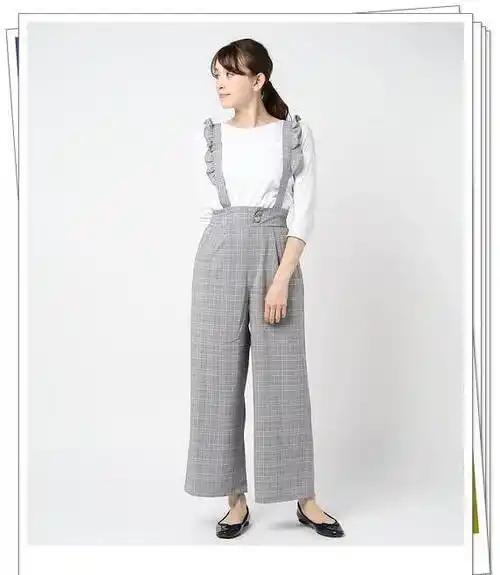 灰色阔腿裤的夏季流行搭配示范!