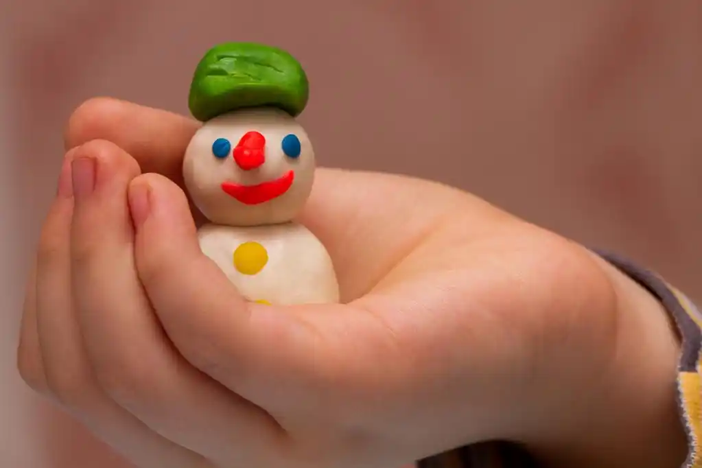 子模型雪人,子模型雪人圣诞从橡皮泥