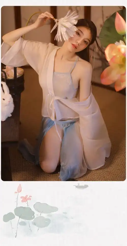情绪睡衣中式情趣古装女装内衣制服肚兜古风小家碧玉肚兜套装汉服女jk