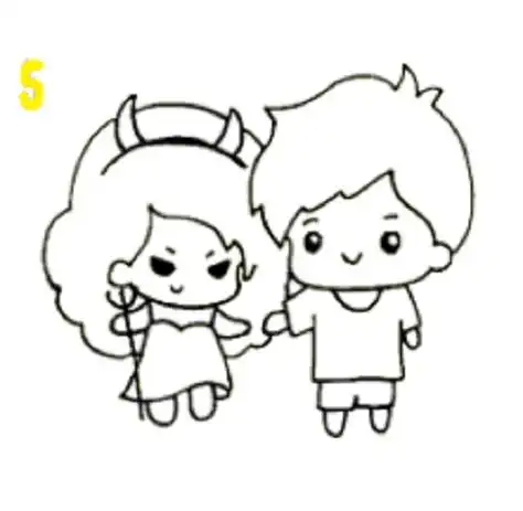 十二星座奶茶简笔画双子座双子座简笔画教程