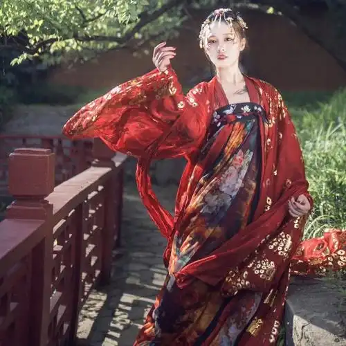 服古典舞年会晚会派对嫦娥仙女演出古装服装绮罗香汉服女 胭脂高定版