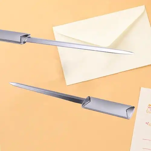 金属拆信刀欧式宣纸刀专裁宣纸安全裁剪用品文房用具开信刀广告品