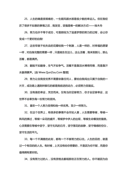 努力变优秀的简短句子100句.doc 10页