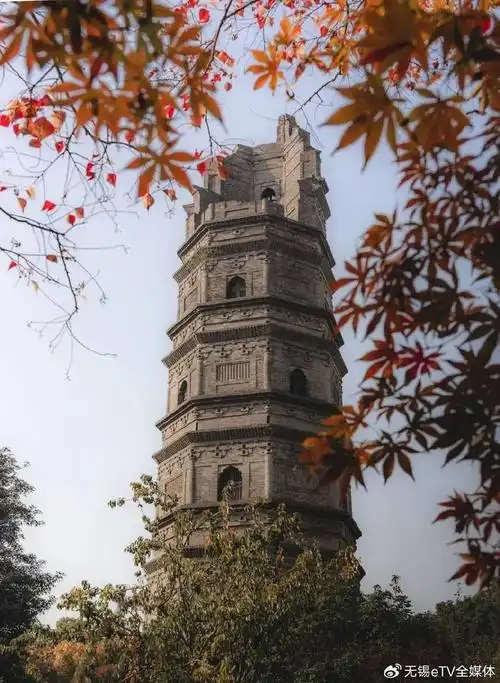 钢笔尖行的兴国残塔耸立在古典园林中成为了江阴独一无二的地标第三站