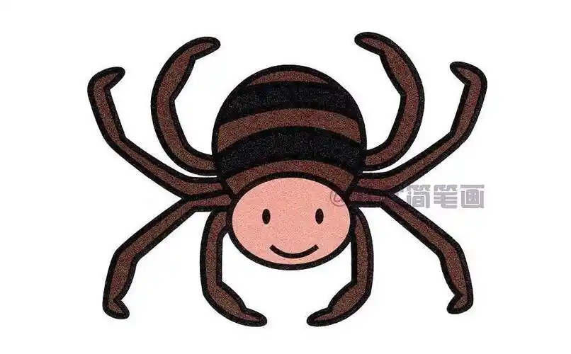 蜘蛛图片简笔画卡通蜘蛛图片简笔画