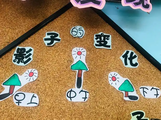 在"影子的变化"中孩子们理解了在一天不同时间段中,影子长短和