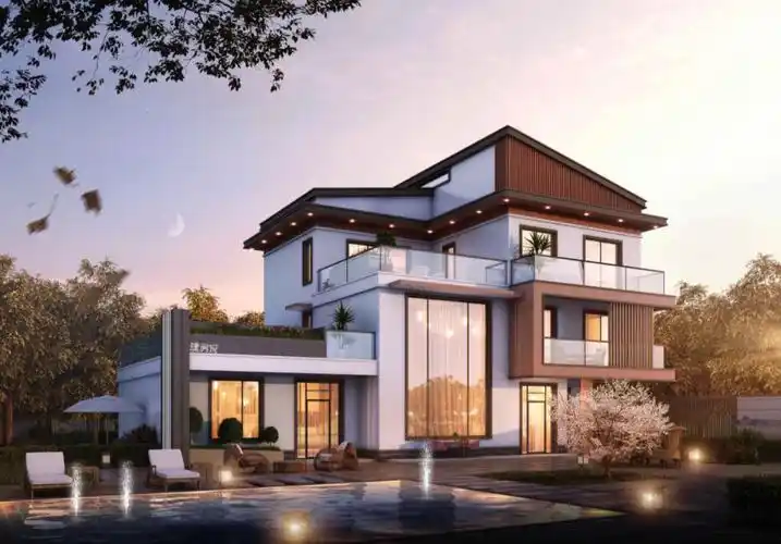 极具设计感的现代风农村别墅