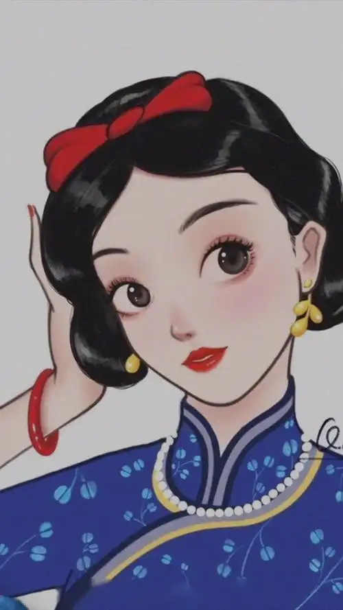 你见过穿旗袍的迪士尼公主吗?