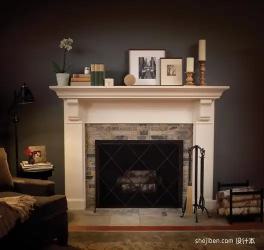 欧式电壁炉装修效果图