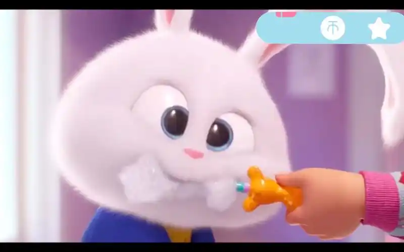 可爱到犯规的兔子雪球