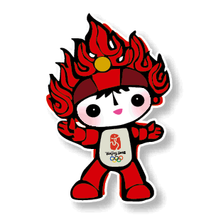 北京欢迎你福娃简笔画