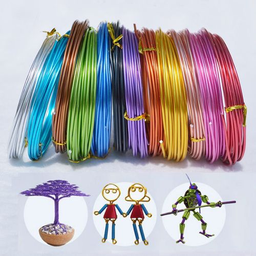 彩色铝线软铝线创意铝丝编织工艺品造型线定型摆件线手工diy材料