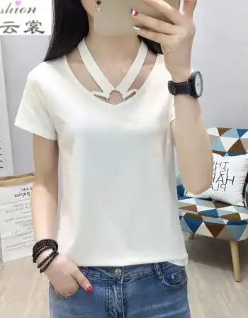 慕云裳18夏季女装13初中高中学生上衣服15大童14少女孩16-17岁短袖t恤