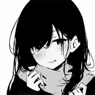 超酷的好看黑白动漫头像图片