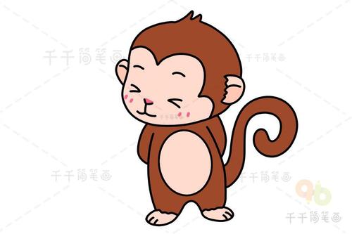 猴子简笔画如何画