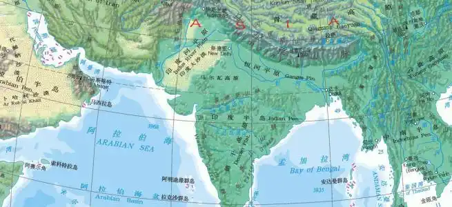 这条大河叫"印度河",但是其大部分干流却都在"死对头"巴基斯坦