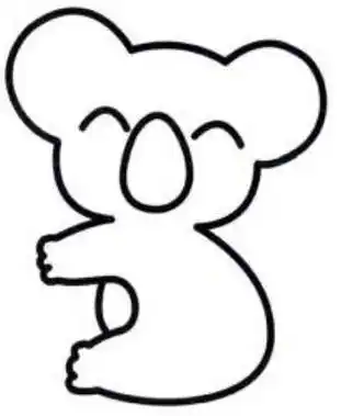 考拉简笔画考拉简笔画卡通图片