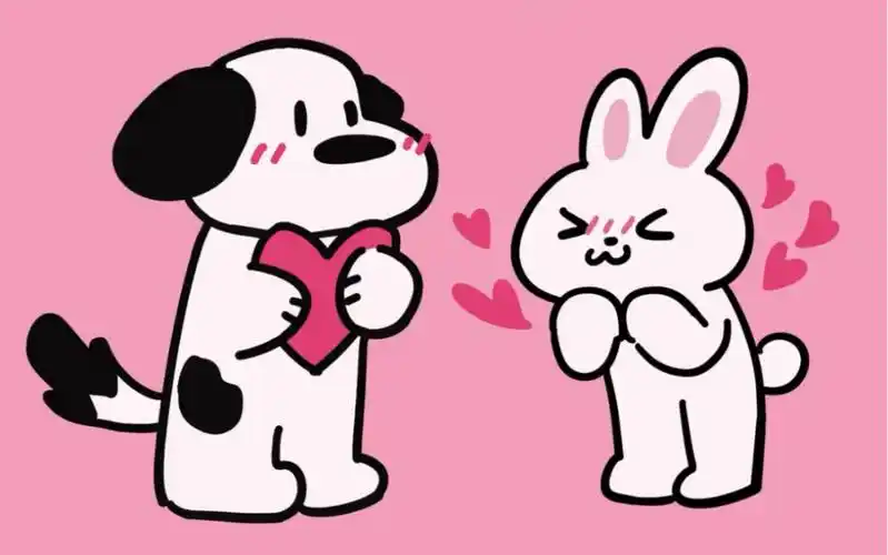 小兔ollie和小狗lucky入驻b站啦