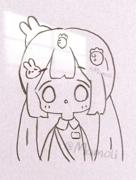 q版人物简笔画教程小红书人物简笔画女孩q版人物简笔画教程小红书简笔