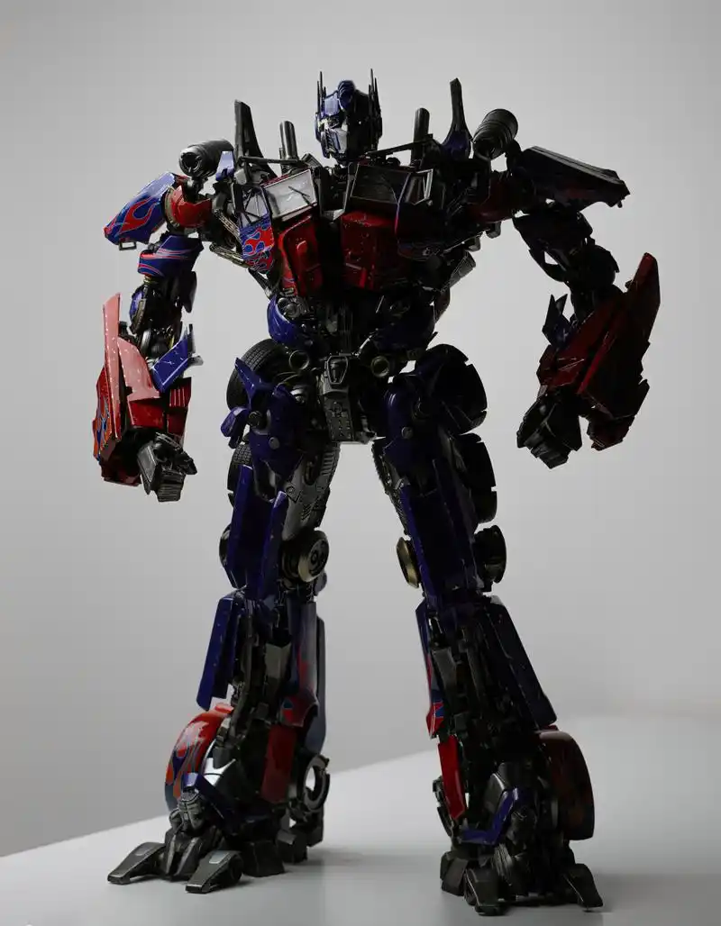 模型欣赏:threezero dlx 变形金刚2 擎天柱全身改件涂装成品展示,在