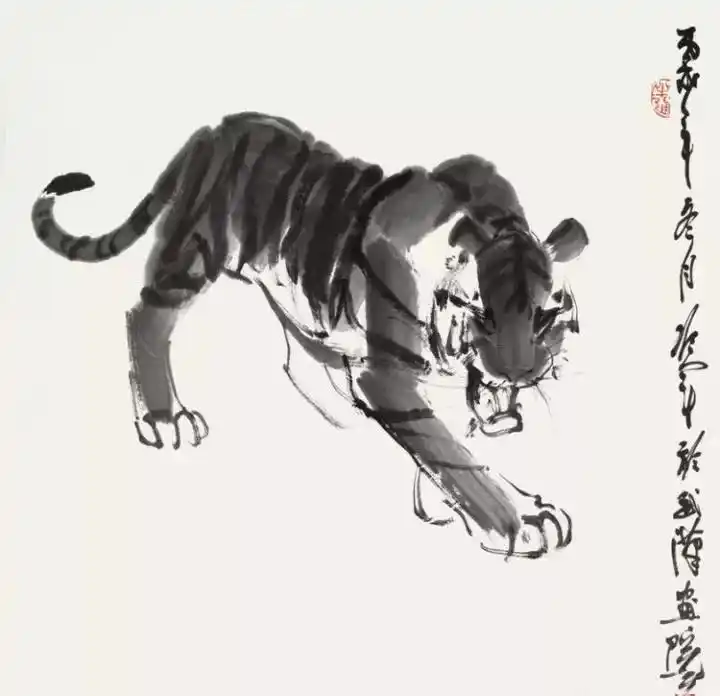 鉴赏冷军罕见国画作品欣赏